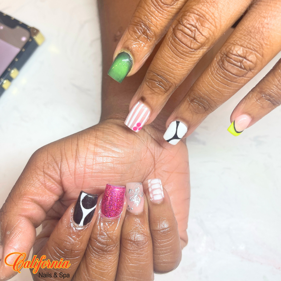 Nail design by California Nails